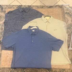 Bundle 3 Greg Norman Shark Polo Shirts - Short Sleeve XXL